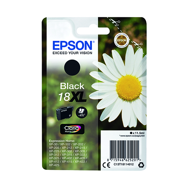 EPSON 18XL HOME INK CARTRIDGE BLK