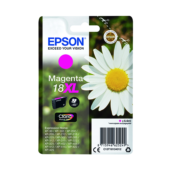 EPSON 18XL HOME INK CARTRIDGE MAG