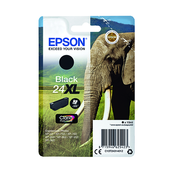 EPSON 24XL INK CARTRIDGE HY BLK