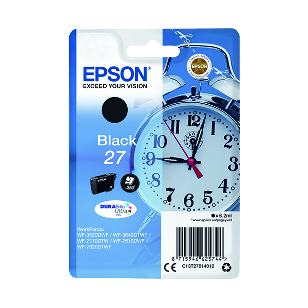 EPSON 27 INKJET CARTRIDGE BLACK