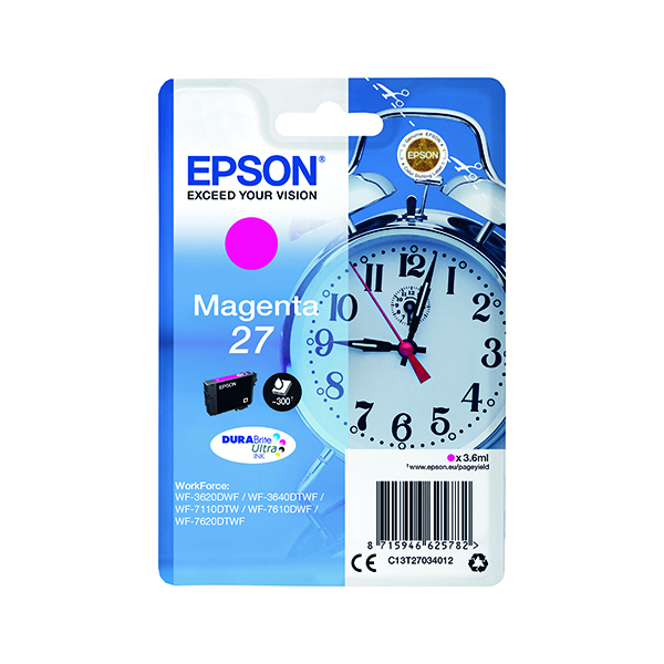 EPSON 27 INKJET CARTRIDGE MAGENTA