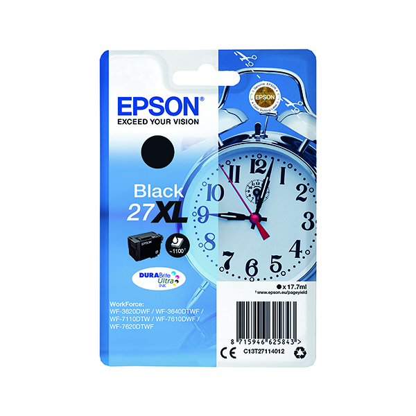 EPSON 27XL INK CARTRIDGE BLACK