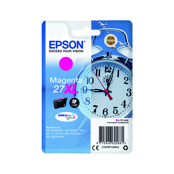 EPSON 27XL INK CARTRIDGE MAGENTA