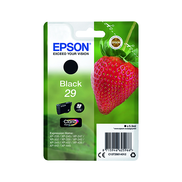 EPSON 29 HOME INK CARTRIDGE BLACK