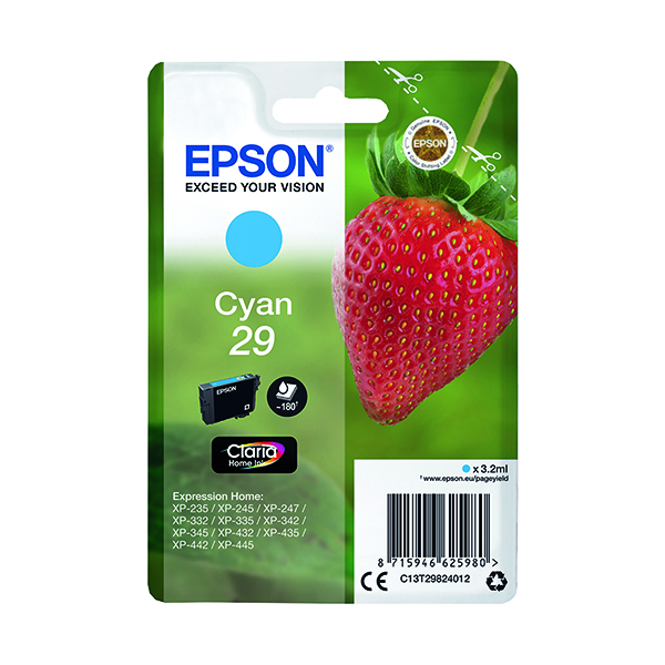 EPSON 29 HOME INK CARTRIDGE CYAN