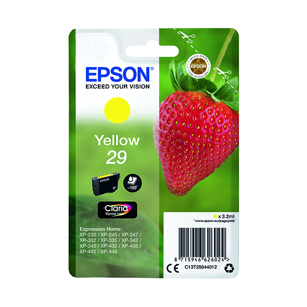 EPSON 29 HOME INK CARTRIDGE YELLOW