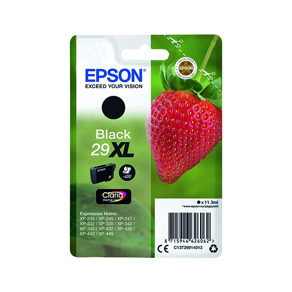 EPSON 29XL INK CARTRIDGE HY BLK