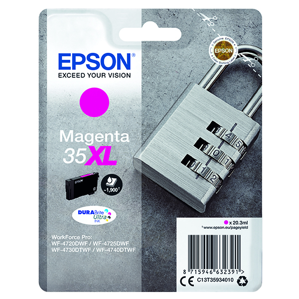 EPSON 35XL INK CARTRIDGE HY MAGENTA