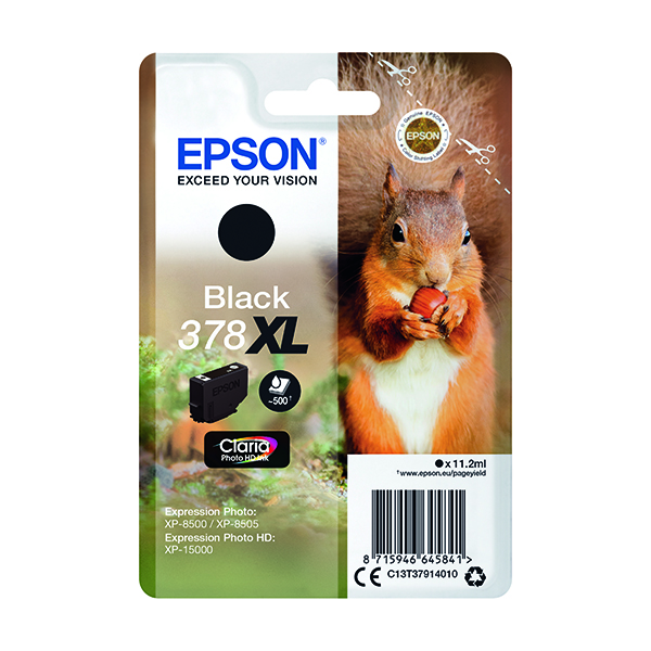 EPSON 378XL INK CART PHOTO HD BLACK