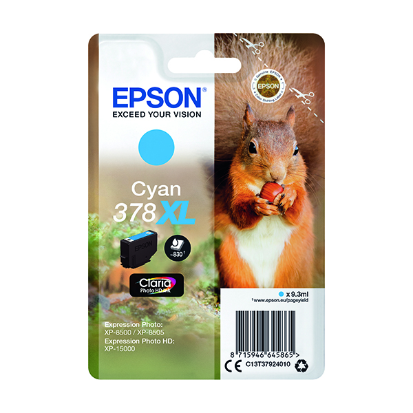 EPSON 378XL INK CART PHOTO HD CYAN