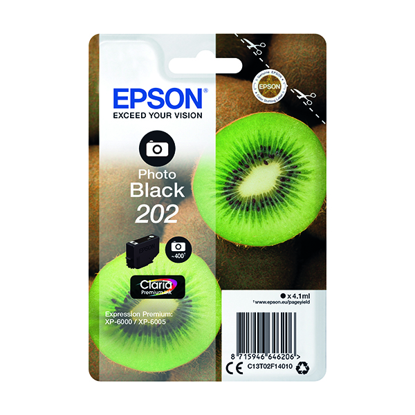 EPSON 202 INK PREMIUM PHOTO BLACK