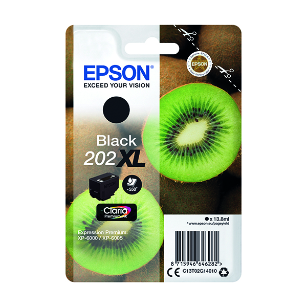 EPSON 202XL INK CARTRIDGE HY BLACK