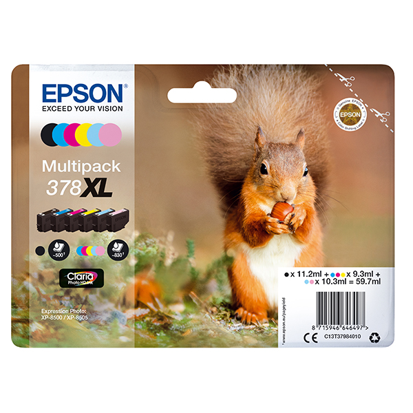 EPSON 378XL INK PHO HD CMYK/LCY/LMAG