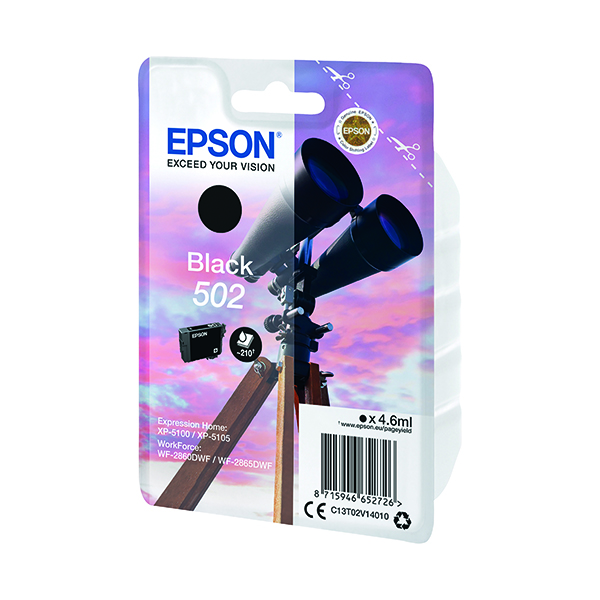 EPSON 502 INK CARTRIDGE BLACK