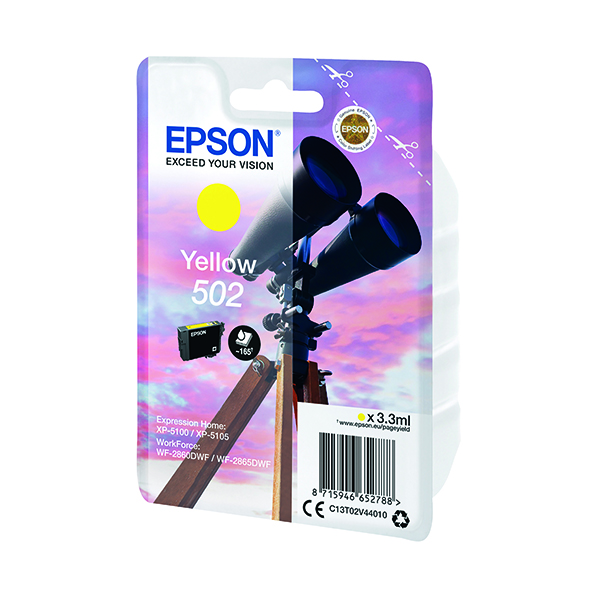 EPSON 502 INK CARTRIDGE YELLOW