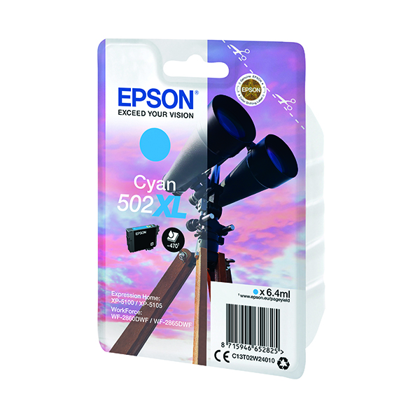 EPSON 502XL INK CARTRIDGE CYAN