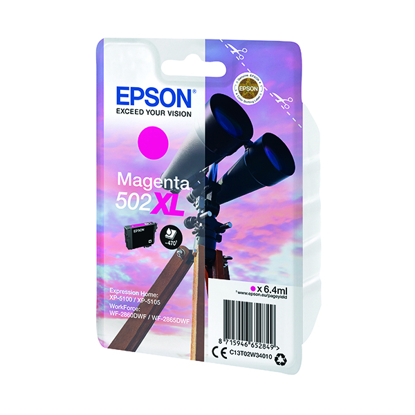 EPSON 502XL INK CARTRIDGE MAGENTA