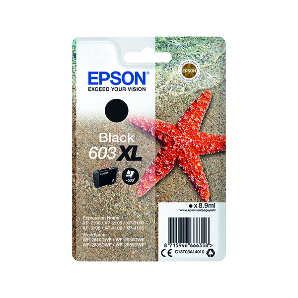 EPSON 603XL STARFISH INK CART BLACK