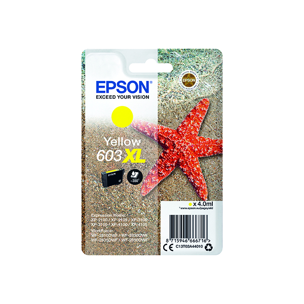 EPSON 603XL STARFISH INK CART YLW