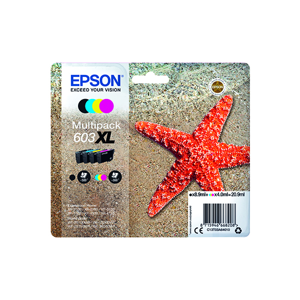 EPSON 603XL STARFISH INK MLTIPK CMYK