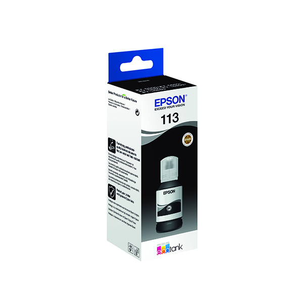 EPSON 113 INK BOTTLE ECOTANK BLACK