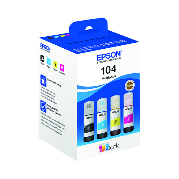 EPSON 104 INK ECOTANK MULTIPK CMYK