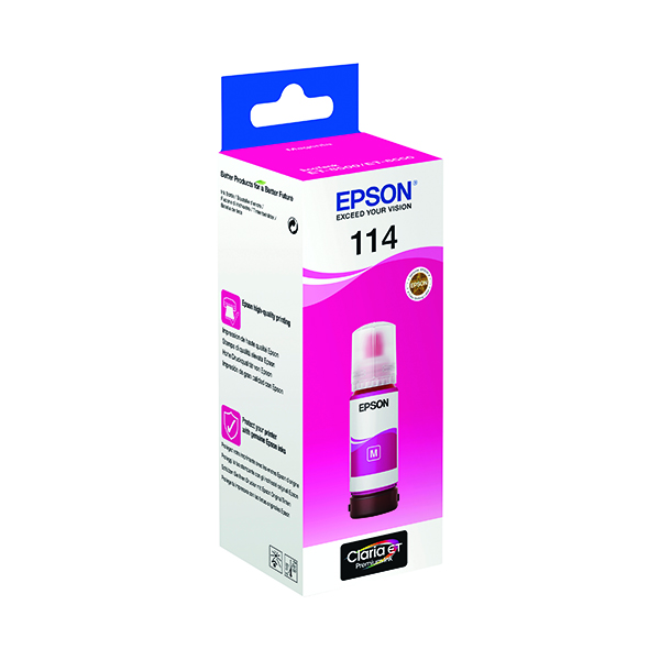 EPSON 114 INK BOTTLE ECOTANK MAGENTA