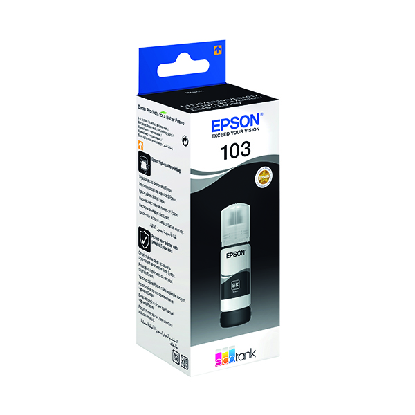 EPSON 103 INK BOTTLE ECOTANK BLACK