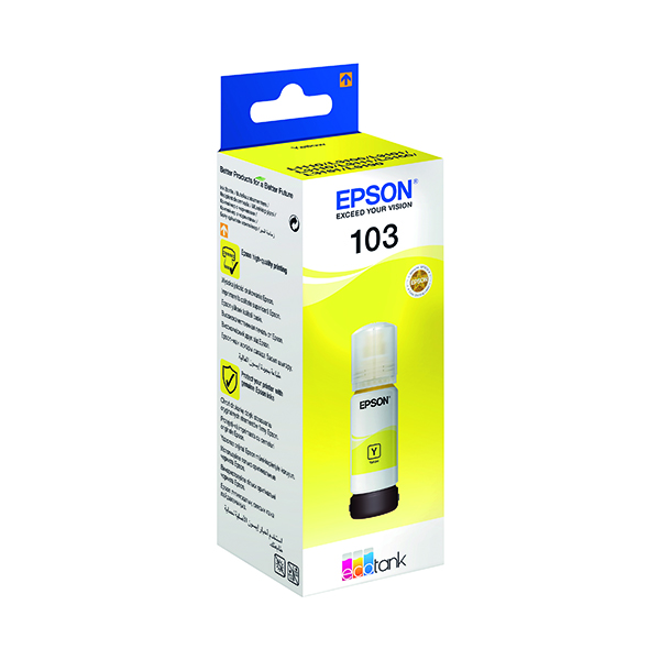 EPSON 103 INK BOTTLE ECOTANK YELLOW