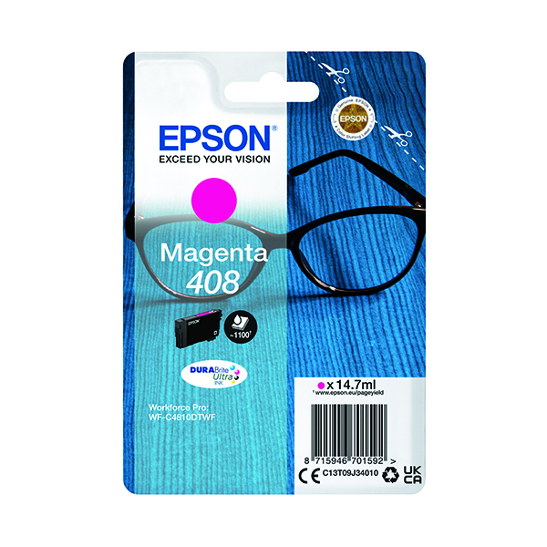 EPSON 408 INK CARTRIDGE MAGENTA