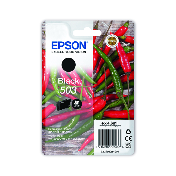 EPSON 503 INK CARTRIDGE BLACK