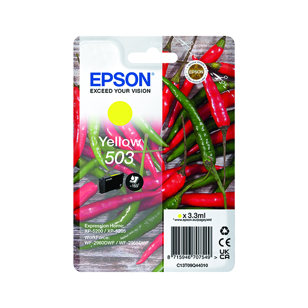 EPSON 503 INK CARTRIDGE YELLOW