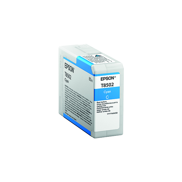 EPSON T8502 INK CARTRIDGE 80ML CYAN