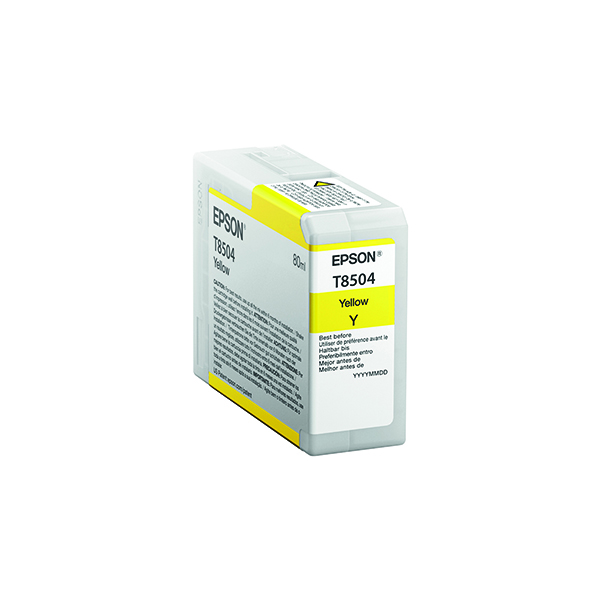 EPSON T8504 INK CARTRIDGE 80ML YLW