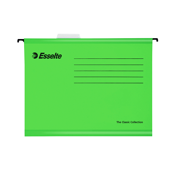 ESSELTE SUSPENSION FILE A4 GRN PK25