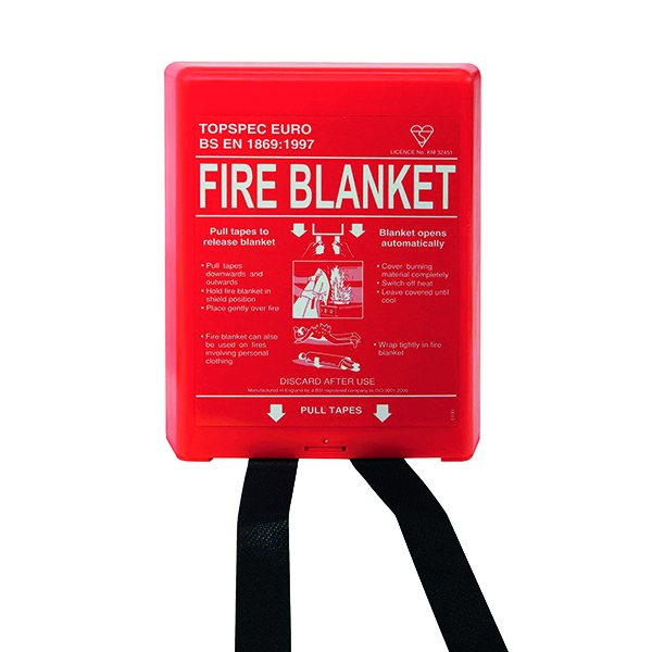 FIRE BLANKET FIBREGLASS 180X120CM