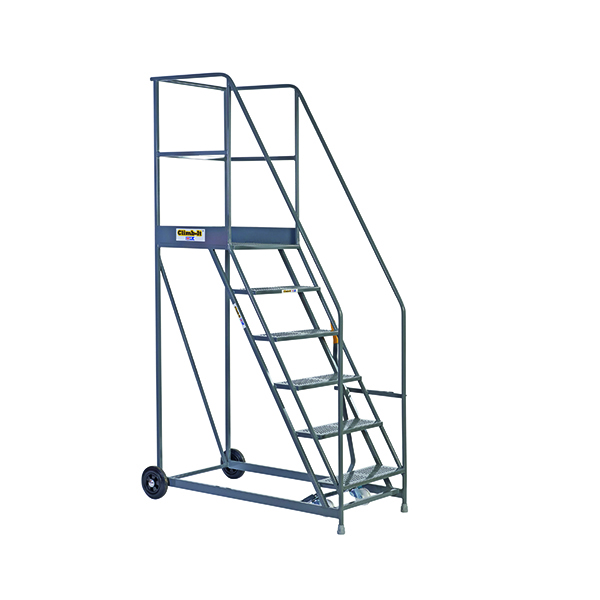 CLIMB-IT W/H STEPS 600 PTFM 6-TR GRY