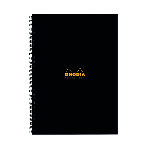 RHODIA MEET BOOK A4PLUS WB HB BK PK3