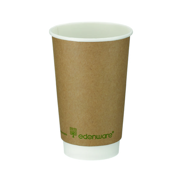 DOUBLE WALL COFFEE CUP 16OZ PK500