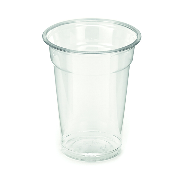 CUP RECYCLABLE PET 9OZ CLEAR PK1000