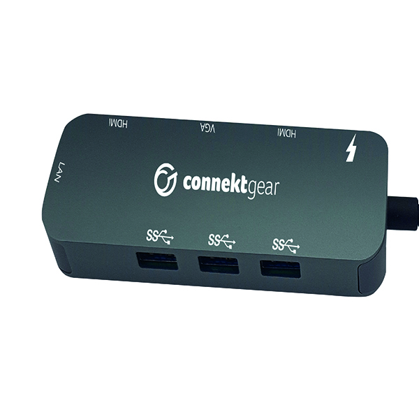 CONNEKT GEAR DUAL SCRN USB-C DOK STA