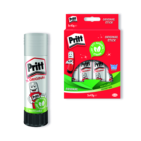 PRITT STICK ORIGINAL GLUE 43G PK5