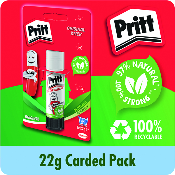 PRITT STICK MEDIUM 22GM CARDED PK12