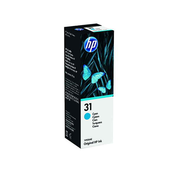 HP 31 INK BOTTLE 70ML CYAN