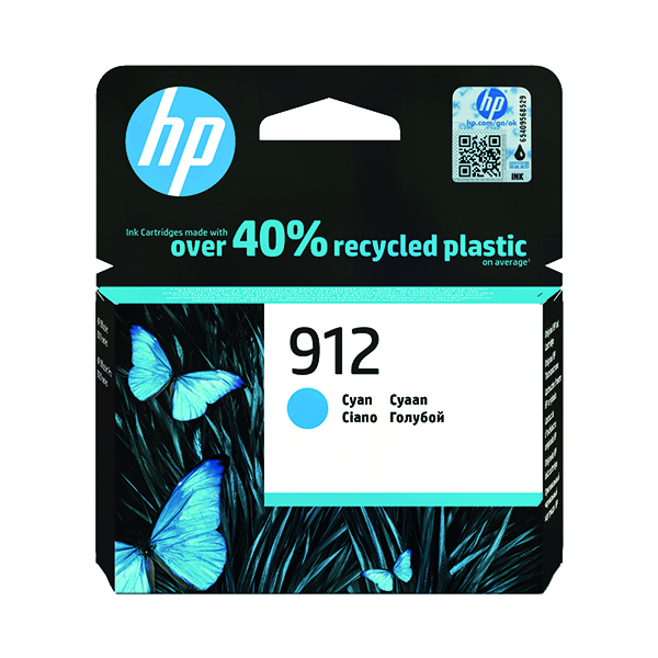 HP 912 INK CARTRIDGE CYAN