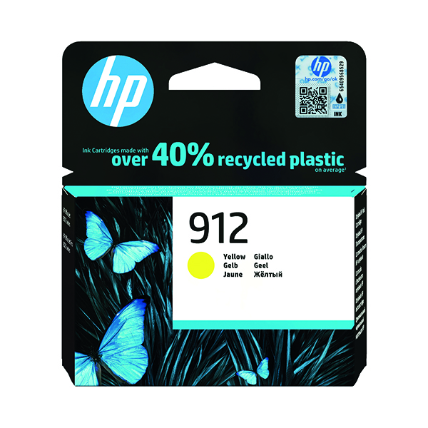 HP 912 INK CARTRIDGE YELLOW