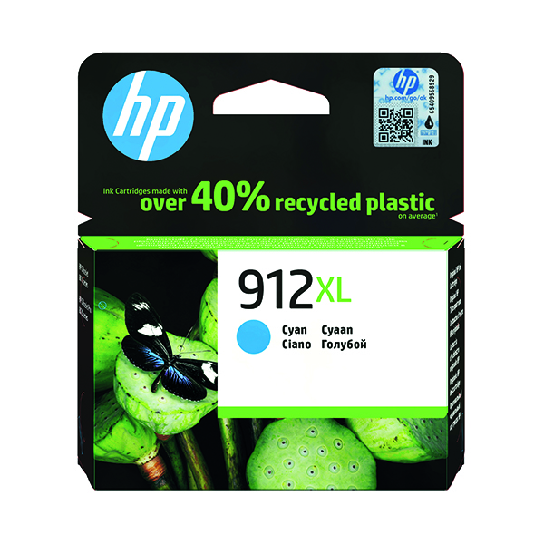 HP 912XL INK CARTRIDGE HY CYAN