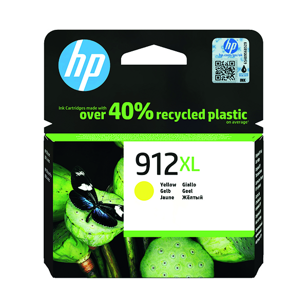 HP 912XL INK CARTRIDGE HY YELLOW