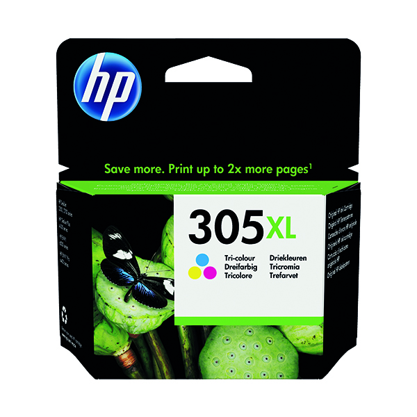 HP 305XL INK CART HY MPK TRI-COL CMY