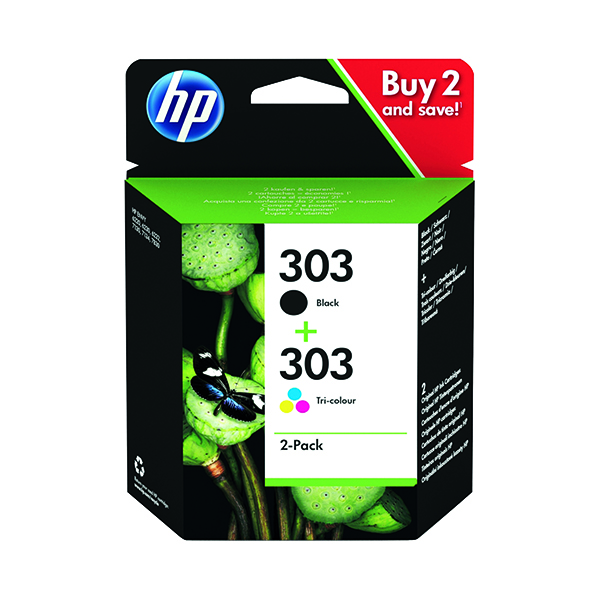 HP 303 INK TWINPK BLK/TRI-COLOR CMY